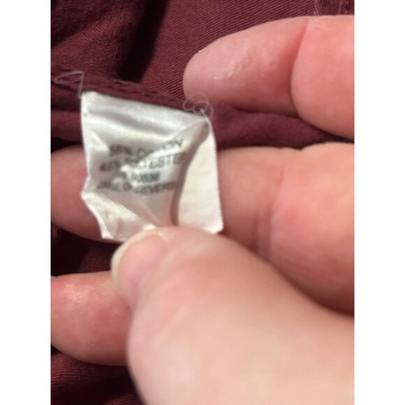 Life Style Realty Group Size XL Maroon Long Sleeve Button Down Collar Shirt - Picture 2 of 5